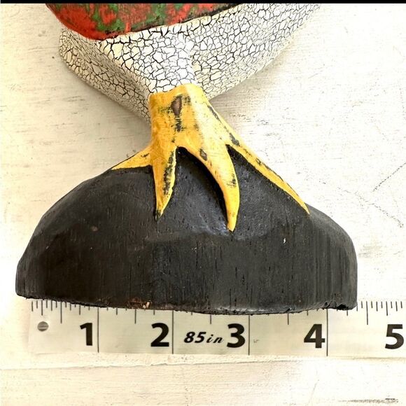 Hand painted rooster  - Picture 11 of 11